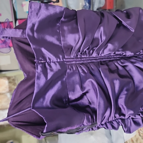 Eureka Fashion - 1909 Pleated Charmeuse Chiffon Mermaid Gown ... c1 - Picture 6 of 11